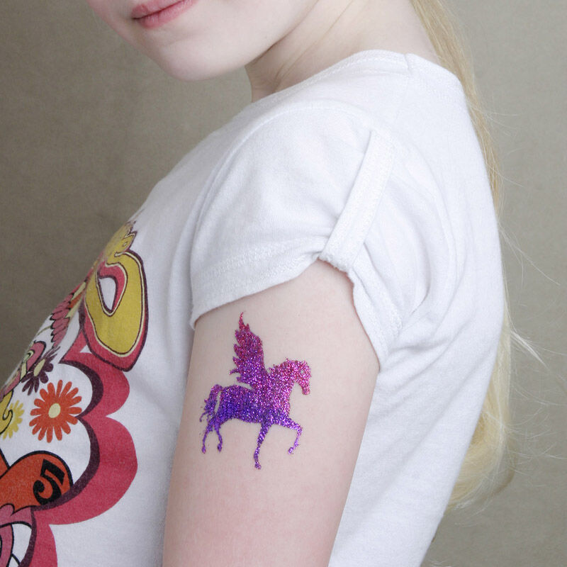 I Love Horses Glitter Tattoo Kit